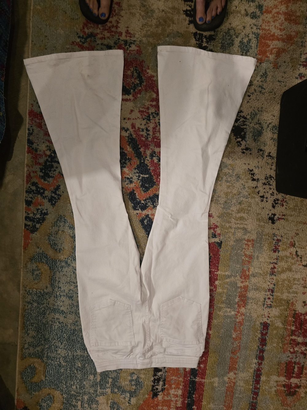 Versona Womens White Modern Jeans